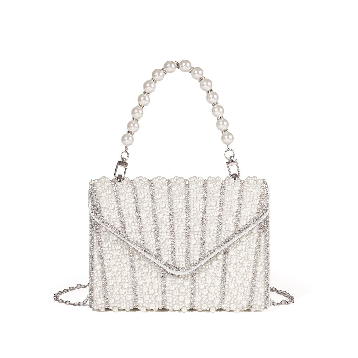 Pearl Radiance Evening Bag — Refined Elegance for Special Moments