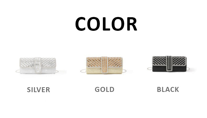 Celeste Crystal Evening Clutch
