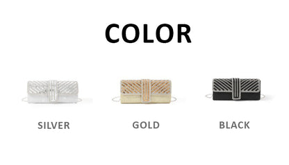 Celeste Crystal Evening Clutch