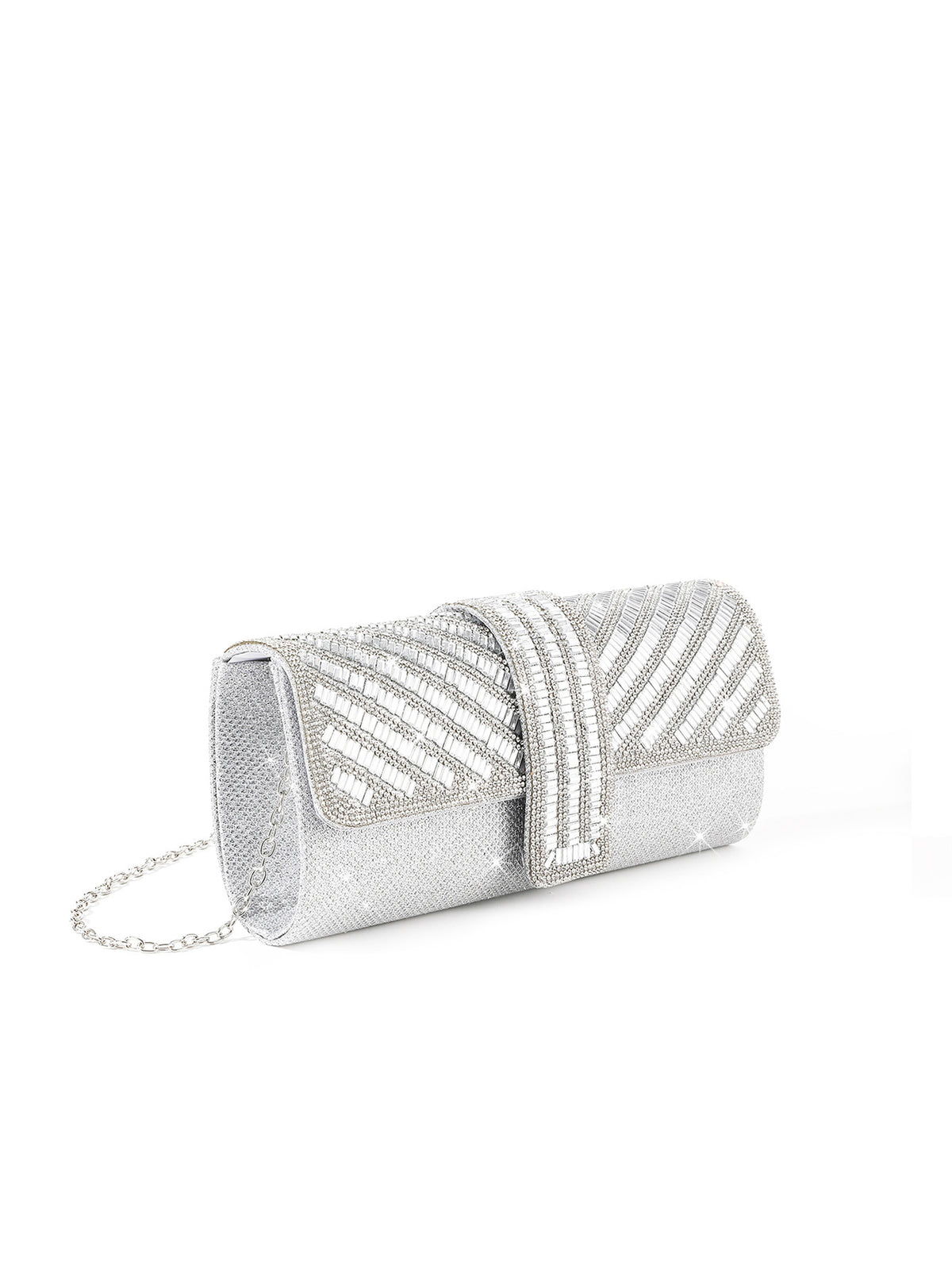 Celeste Crystal Evening Clutch