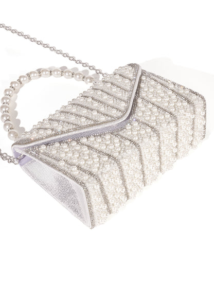 Pearl Radiance Evening Bag — Refined Elegance for Special Moments