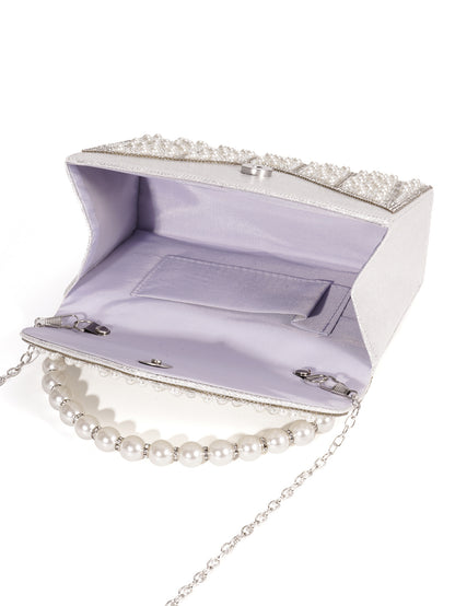Pearl Radiance Evening Bag — Refined Elegance for Special Moments