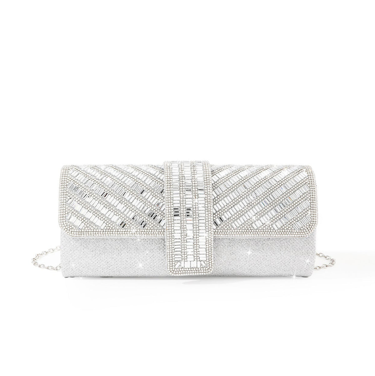 Celeste Crystal Evening Clutch