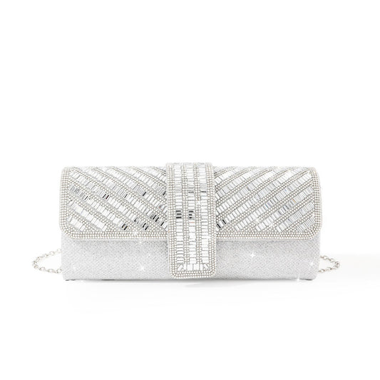 Celeste Crystal Evening Clutch