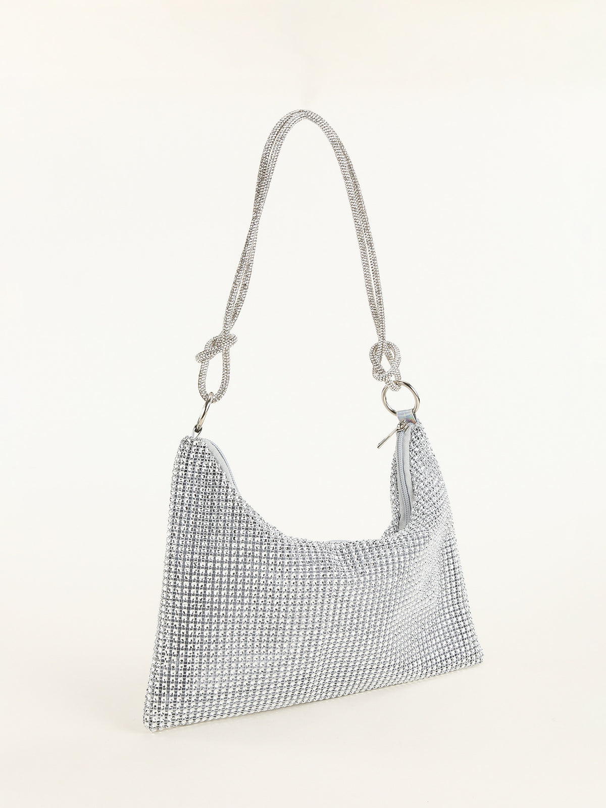 Crystal Mesh Shoulder Bag — Effortless Shine