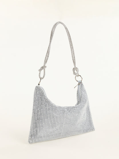 Crystal Mesh Shoulder Bag — Effortless Shine
