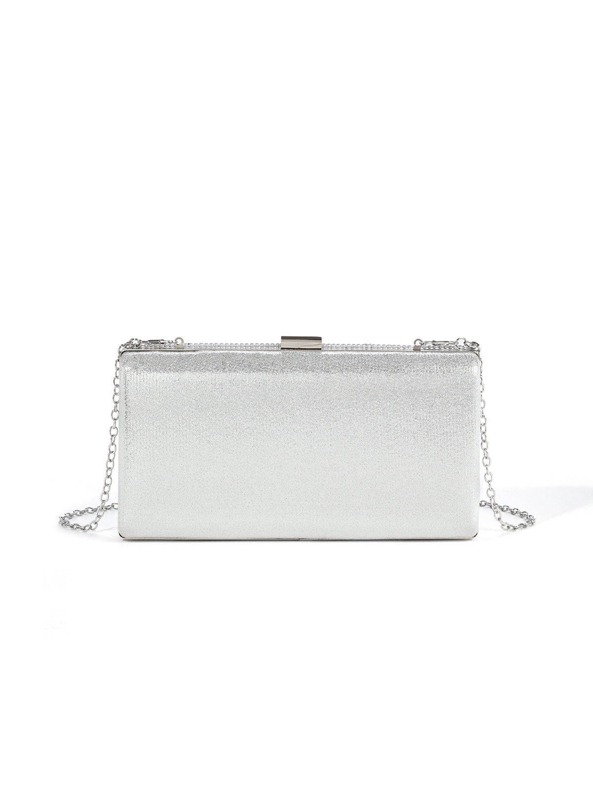 Pearl Embellished Crystal Evening Clutch