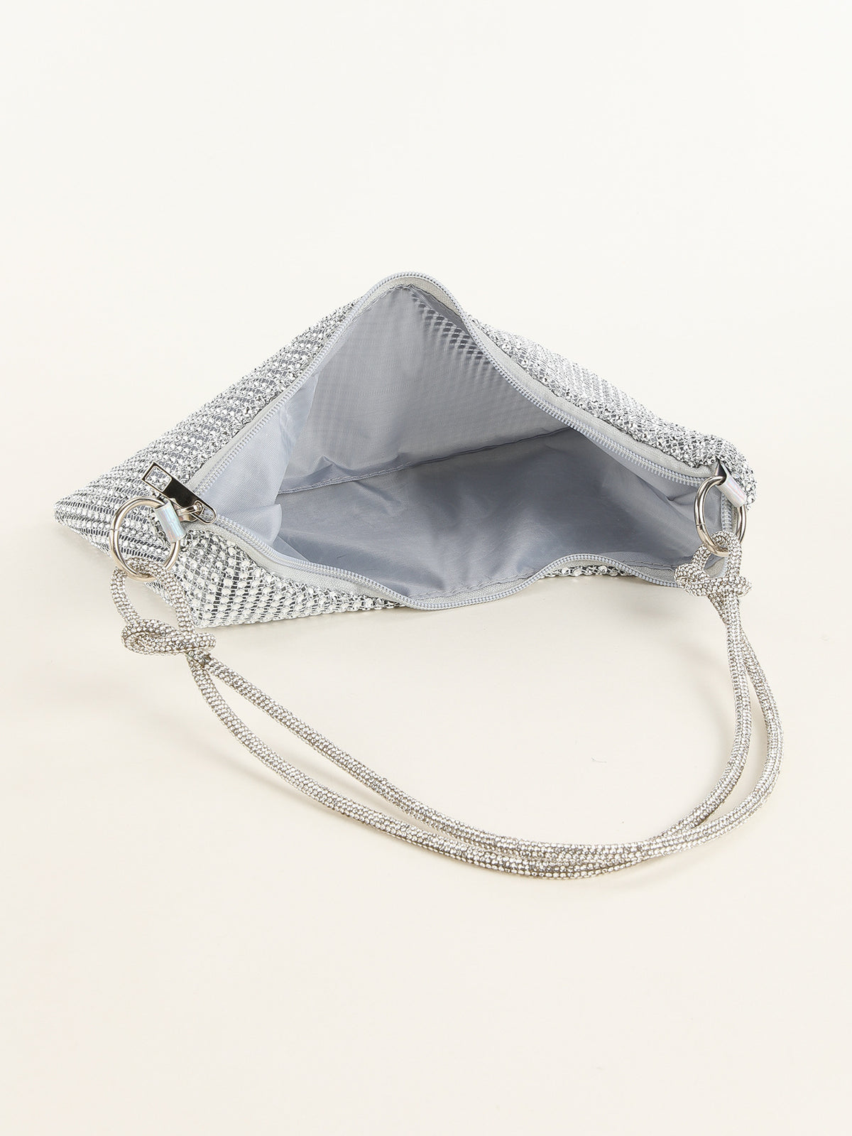 Crystal Mesh Shoulder Bag — Effortless Shine