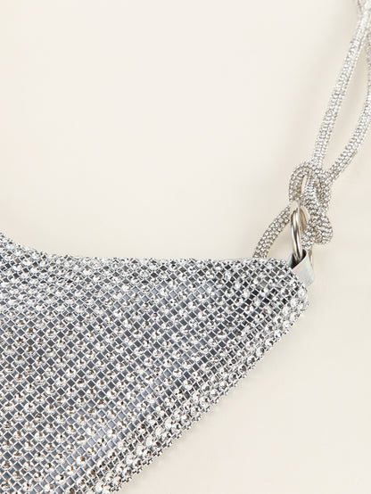 Crystal Mesh Shoulder Bag — Effortless Shine
