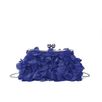 3D Floral Petal Evening Clutch