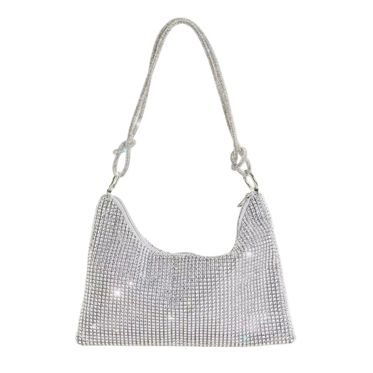 Crystal Mesh Shoulder Bag — Effortless Shine
