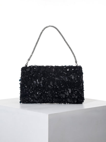 Sequin Shoulder Bag — Sparkling Evening Style
