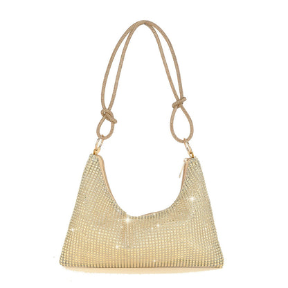 Crystal Mesh Shoulder Bag — Effortless Shine