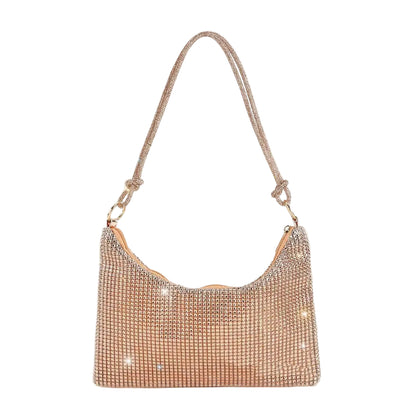 Crystal Mesh Shoulder Bag — Effortless Shine