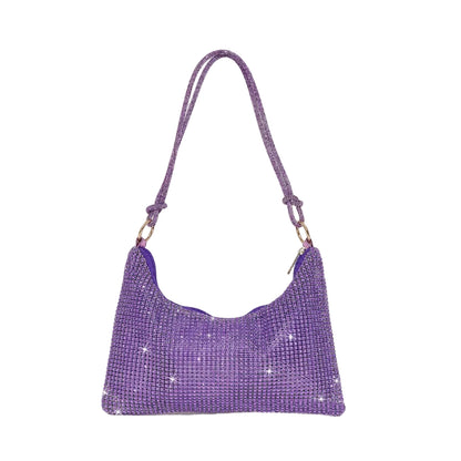 Crystal Mesh Shoulder Bag — Effortless Shine