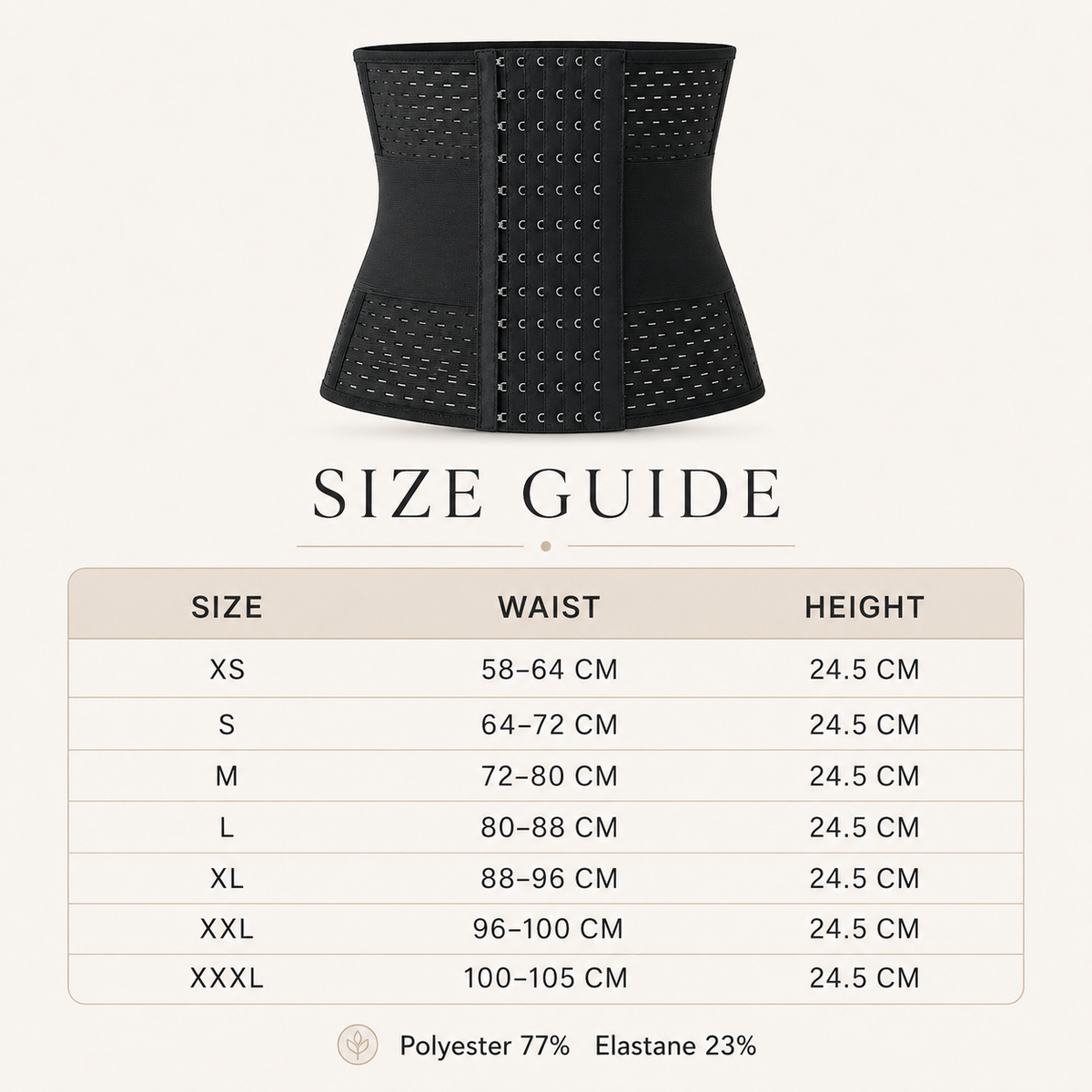 Sculpting Waist Trainer — Flexible Support & Comfort