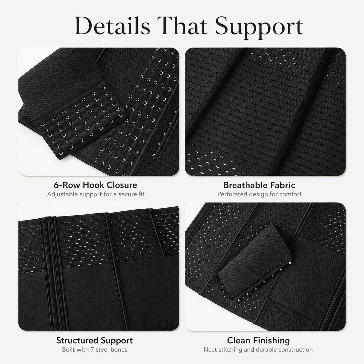 Sculpting Waist Trainer — Flexible Support & Comfort