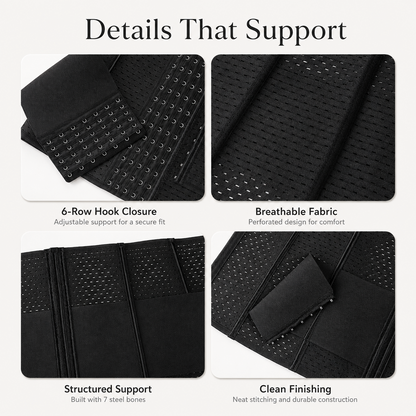 Sculpting Waist Trainer — Flexible Support & Comfort