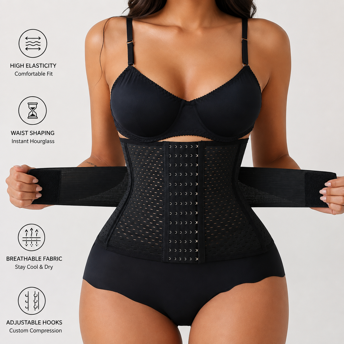 Sculpting Waist Trainer — Flexible Support & Comfort