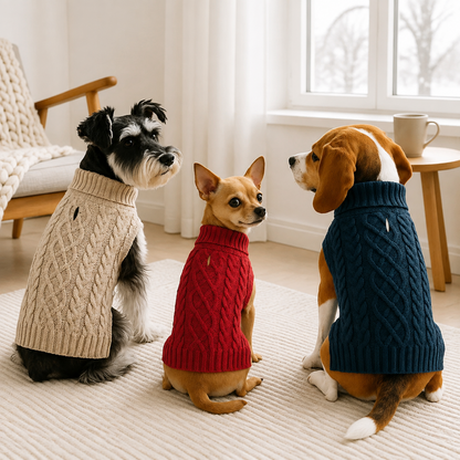 Cozy Knit Sweater — Warm Comfort for Your Little Companion