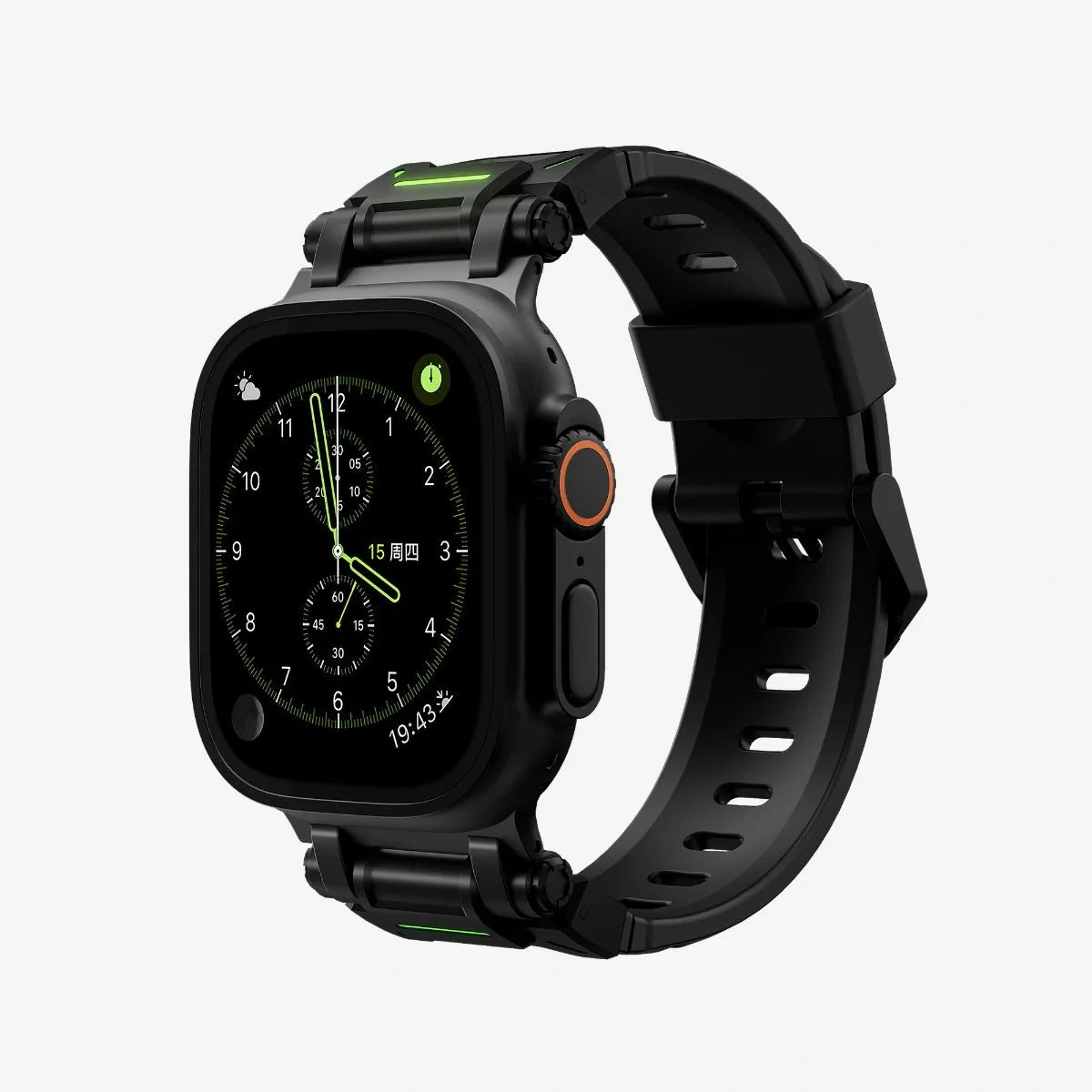 FKM Glow Sport Band for Apple Watch Ultra/Series – Tactical Strap
