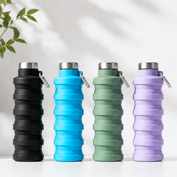 Collapsible Silicone Water Bottle