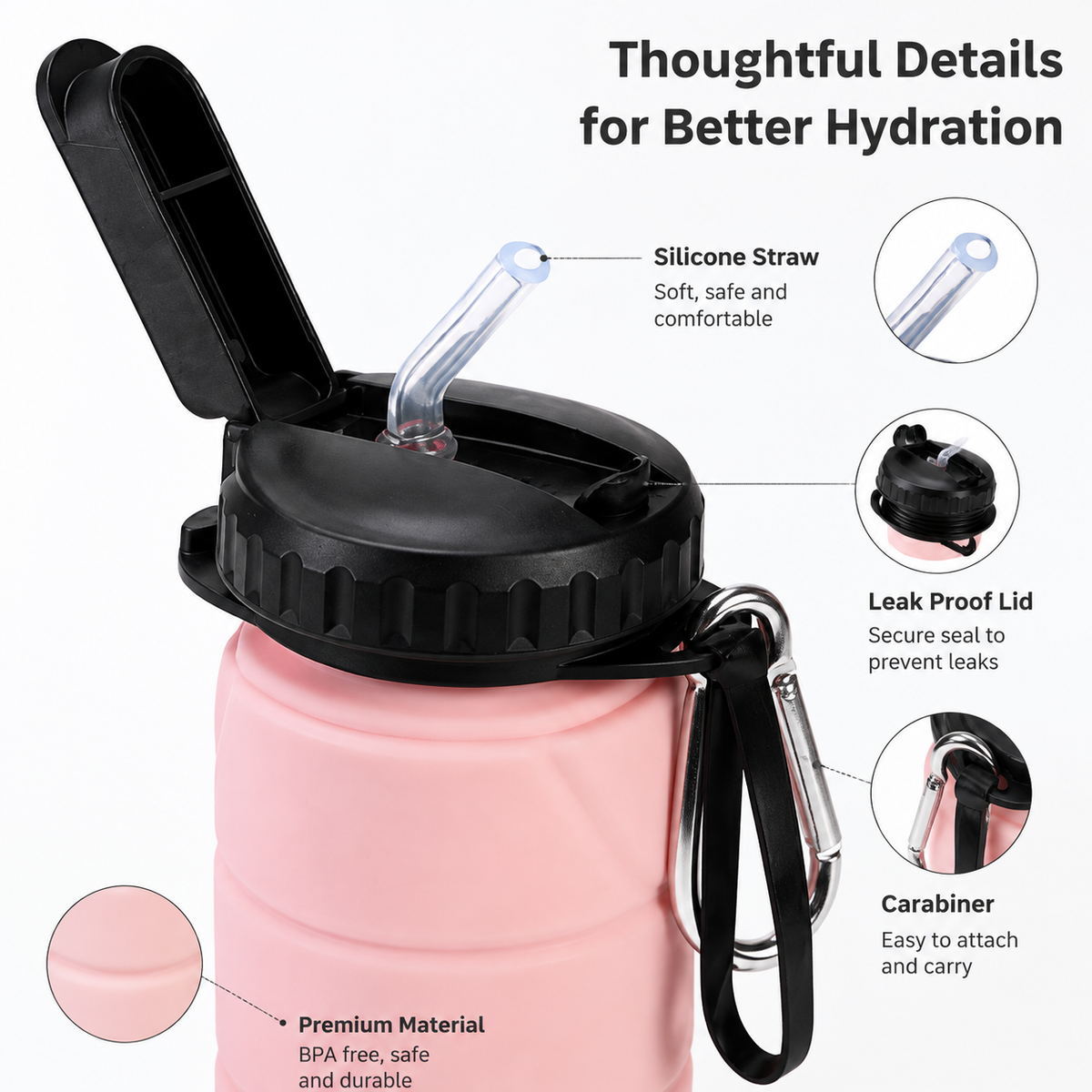 The Everyday Collapsible Silicone Bottle