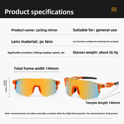 UV400 Cycling Sunglasses for Men | Windproof Sports Eyewear