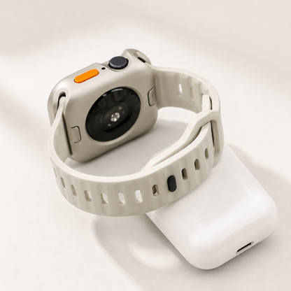 Soft Silicone Band & Protective Case Set