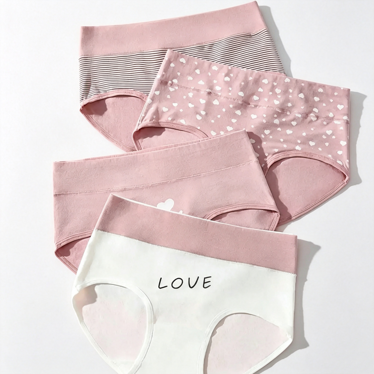 Women's Cotton High Waisted Panties 6-Pack | Soft Everyday Comfort