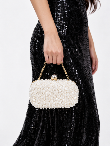 Pearl Frame Clutch — Refined Vintage Detail