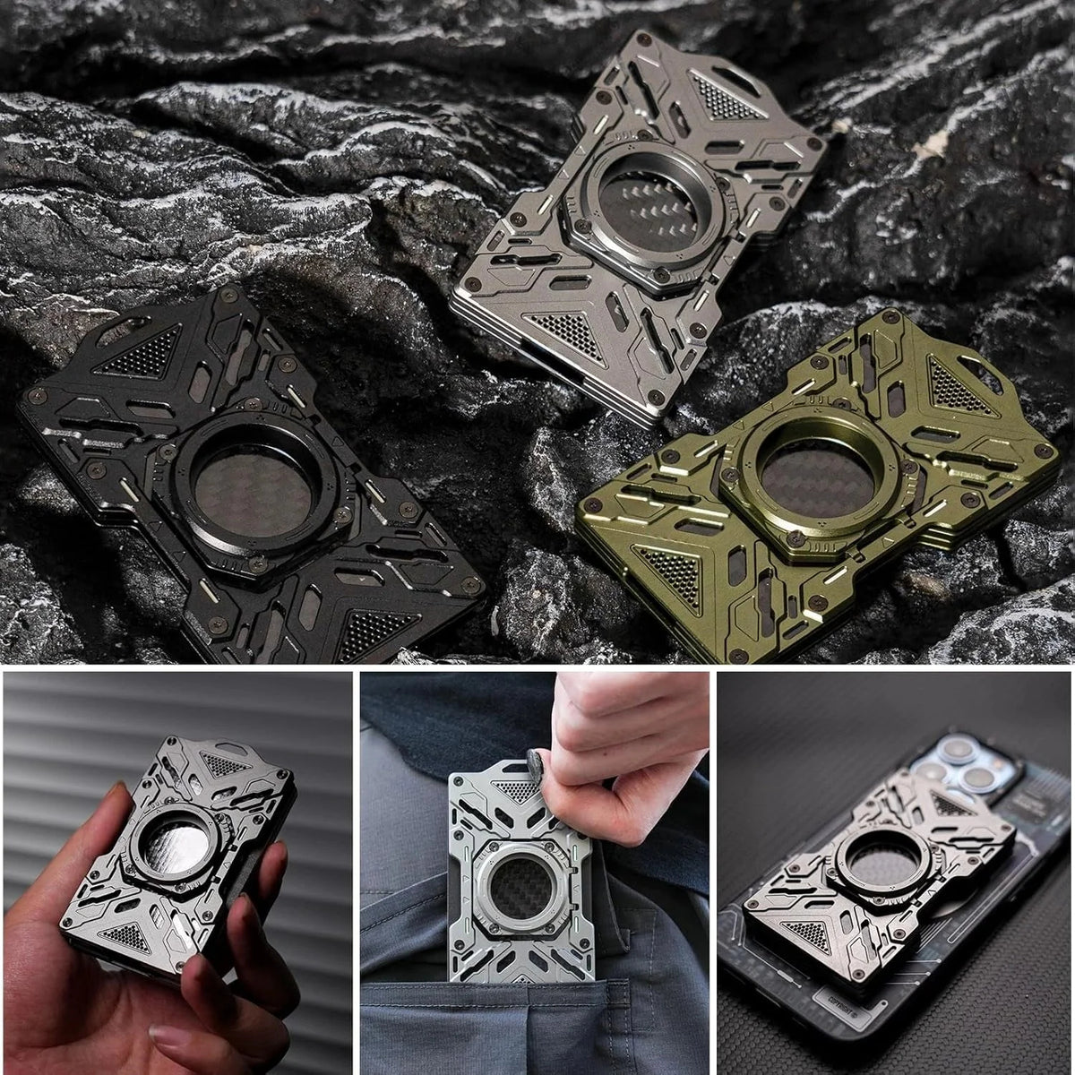 Glow Wallet RFID Safe MagSafe Glow In the Dark Wallet