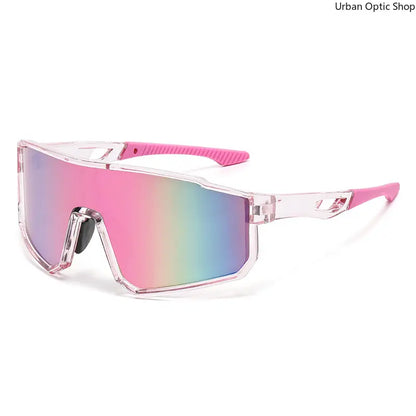 Colorful Shield Sunglasses | UV400 Cycling & Beach Eyewear