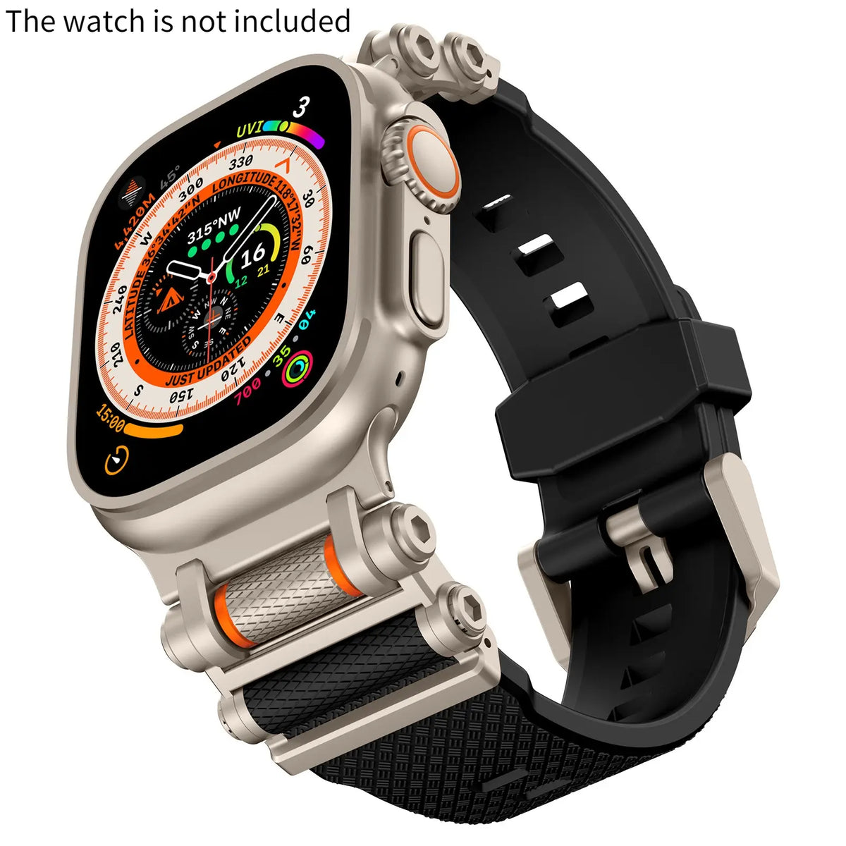 Titanium Tactical Rotating Sport Band for Apple Watch
