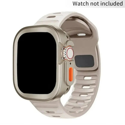 Soft Silicone Band & Protective Case Set