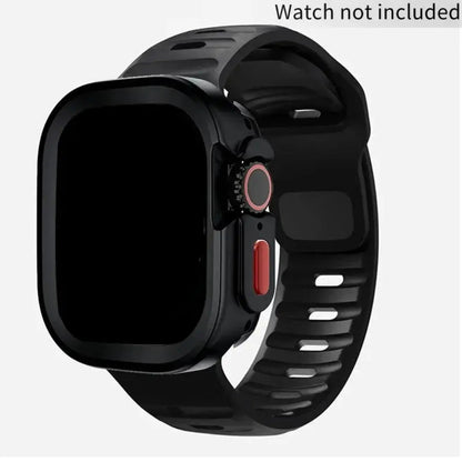 Soft Silicone Band & Protective Case Set