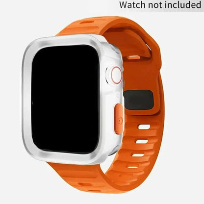 Soft Silicone Band & Protective Case Set