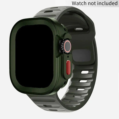 Soft Silicone Band & Protective Case Set