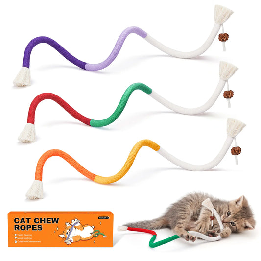 Natural Cotton Cat Chew Rope Toy