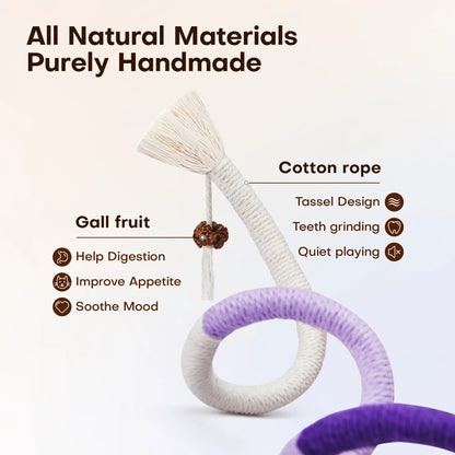 Natural Cotton Cat Chew Rope Toy
