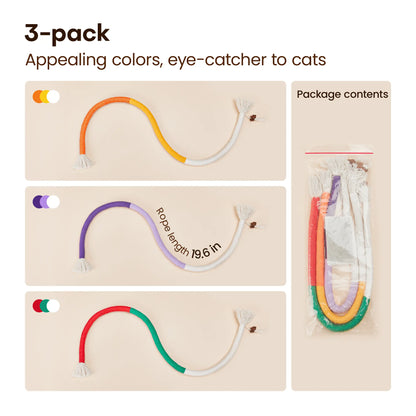 Natural Cotton Cat Chew Rope Toy