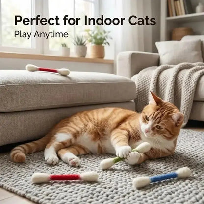 Natural Cotton Cat Toy Set