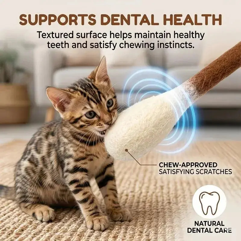 Natural Cotton Cat Toy Set