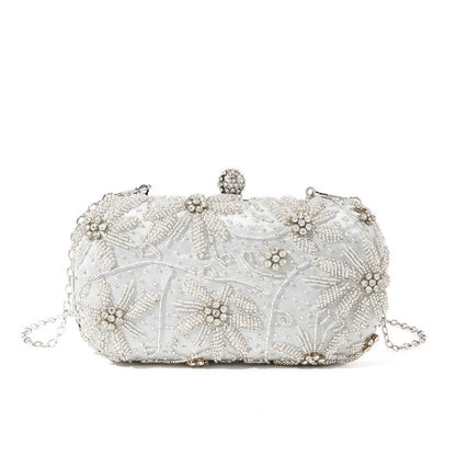 Beaded Floral Clutch — Vintage-Inspired Elegance