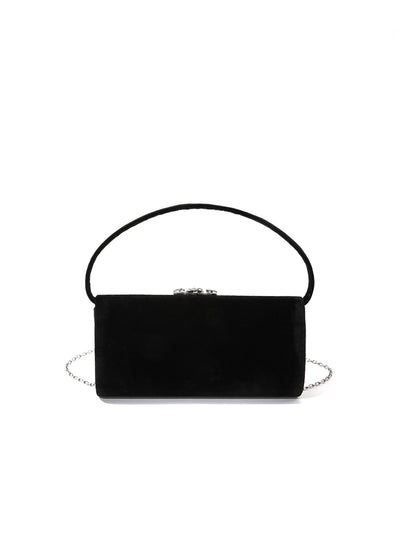 Velvet Crystal Clutch — Vintage-Inspired Glamour