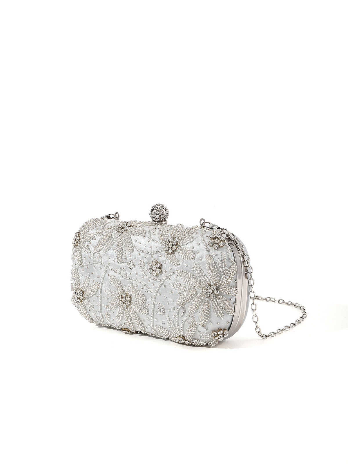 Beaded Floral Clutch — Vintage-Inspired Elegance