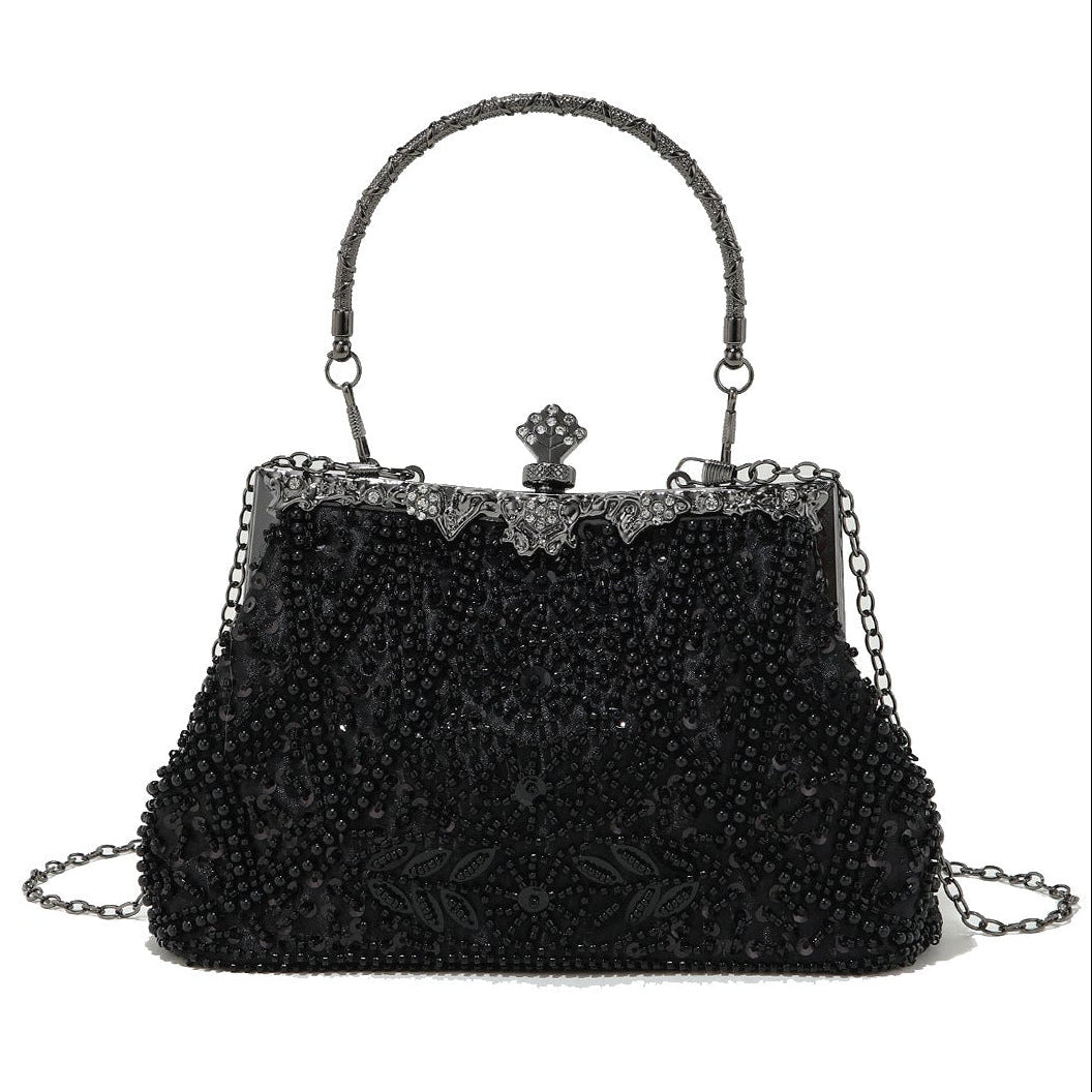 Beaded Evening Bag — Vintage-Inspired Elegance