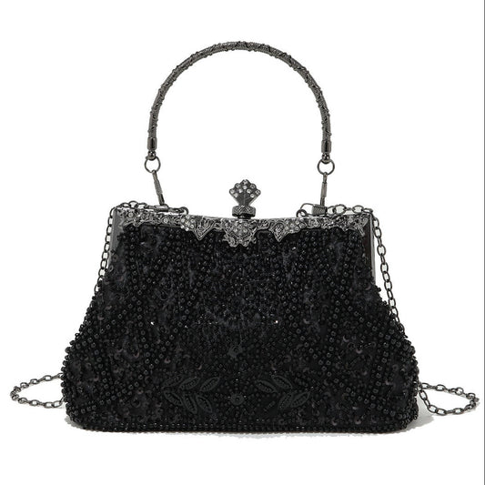 Beaded Evening Bag — Vintage-Inspired Elegance