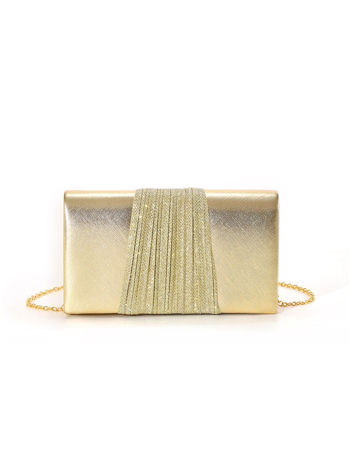 Metallic Evening Clutch — Sleek Shine for Special Moments