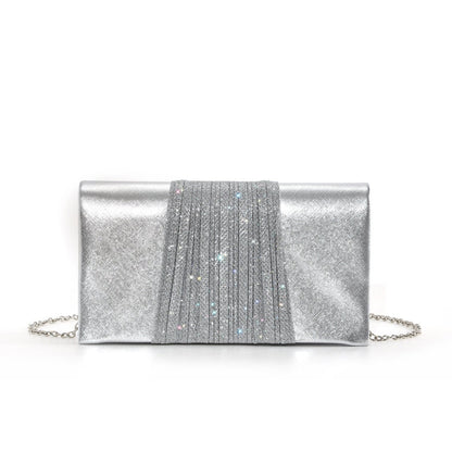 Metallic Evening Clutch — Sleek Shine for Special Moments